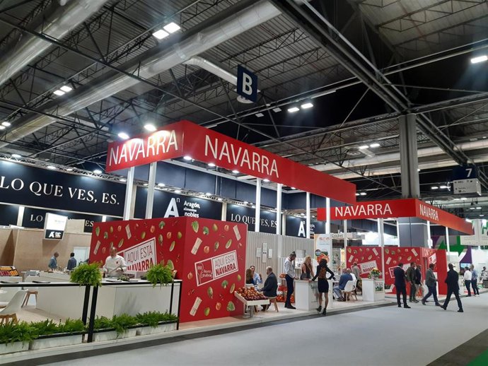 Imagen del stand de Navarra en la feria Fruit Attraction