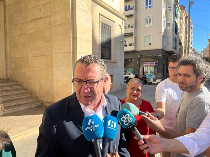 El presidente del PP de la provincia de Alicante, Toni Pérez