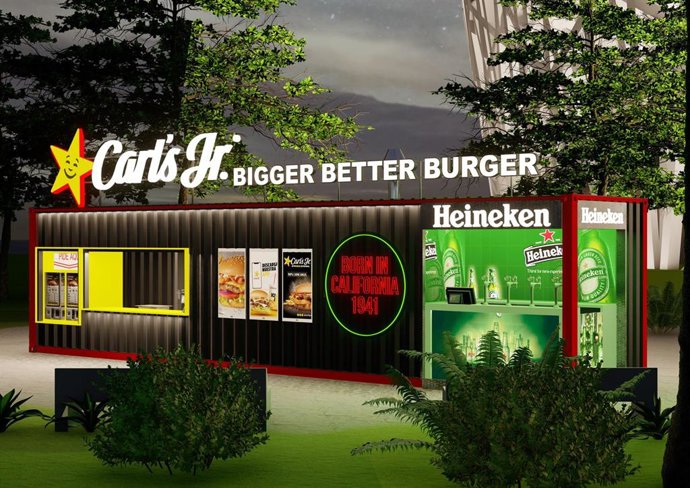 Cointainer de Carl's Jr
