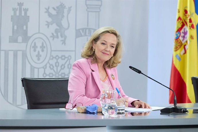 La vicepresidenta primera y ministra de Economía y Transformación Digital en funciones, Nadia Calviño.
