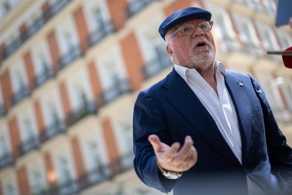 Archivo - El excomisario José Manuel Villarejo a su salida de la Audiencia Nacional, a 27 de julio de 2023, en Madrid (España).