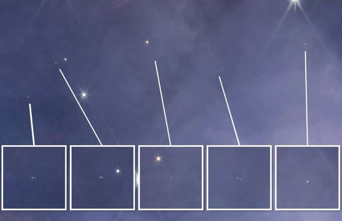 Objetos del tamaño de Júpiter flotando en Orión