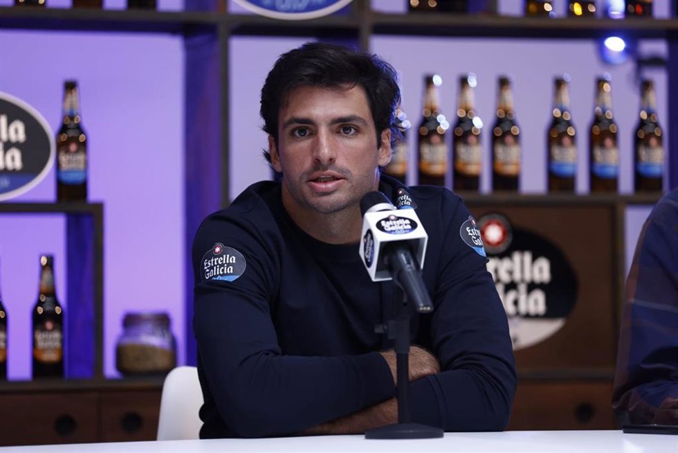 El piloto español Carlos Sainz (Ferrari), en un evento organizado por Europa Press 0,0.