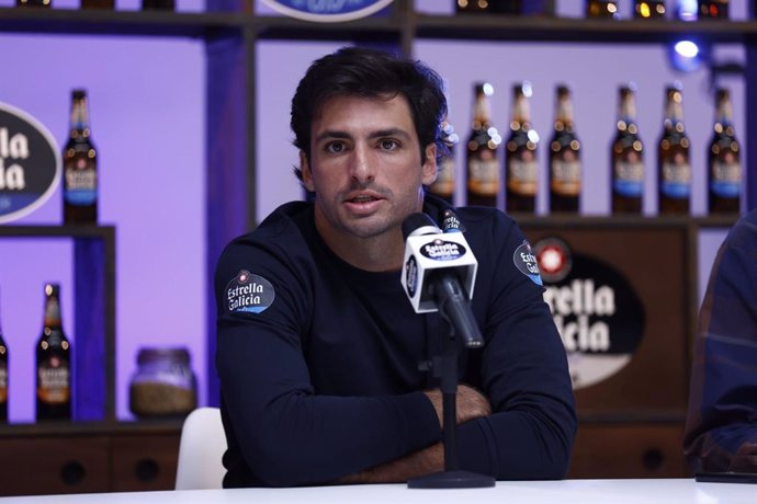 El piloto español Carlos Sainz (Ferrari), en un evento organizado por Europa Press 0,0.