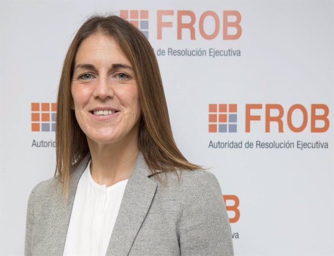 Archivo - La presidenta del FROB, Paula Conthe.