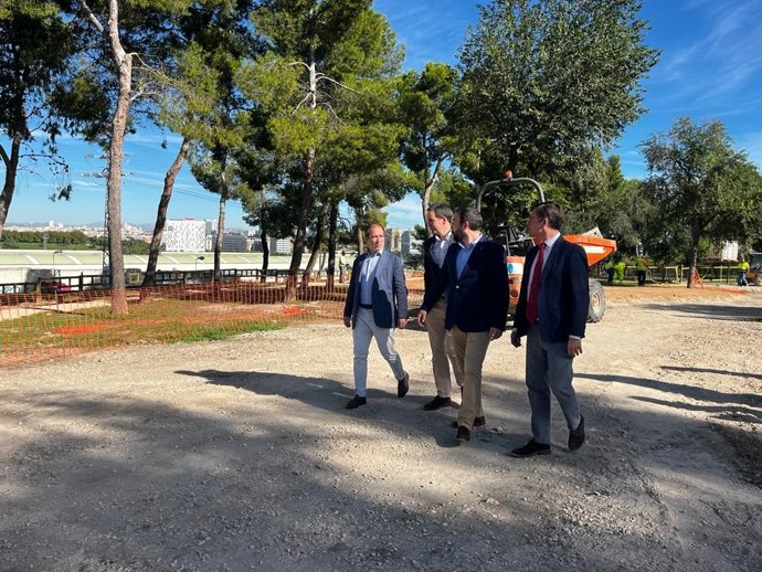 Las obras de la zona forestal del parque Ronda del Sur finalizarán en octubre, tras una inversión de 392.000 euros