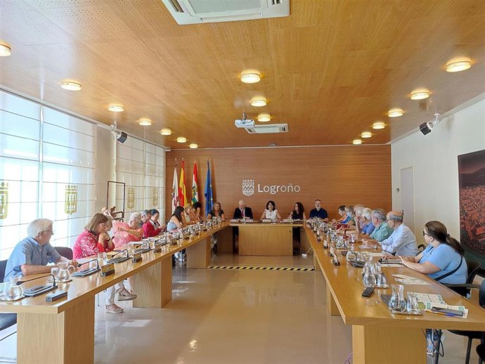 Reunión del Consejo de Mayores del Ayuntamiento de Logroño