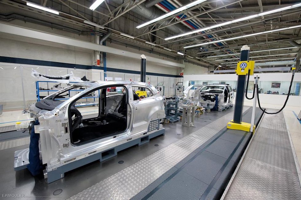 Archivo - Fabricación del Polo en la fábrica de Volkswagen Navarra.