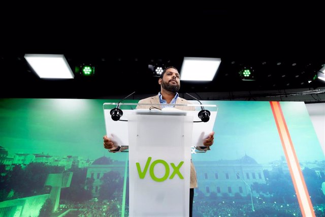 El secretario general de VOX, Ignacio Garriga,