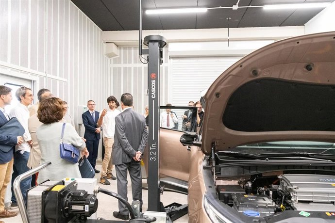 Sala de experimentación en el nuevo edificio de investigación de sistemas propulsivos del CMT-Clean Mobility & Thermofluids de la UPV