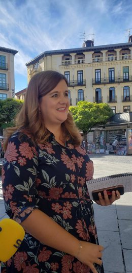La portavoz socialista en el Ayuntamiento de Segovia, Clara Martín.