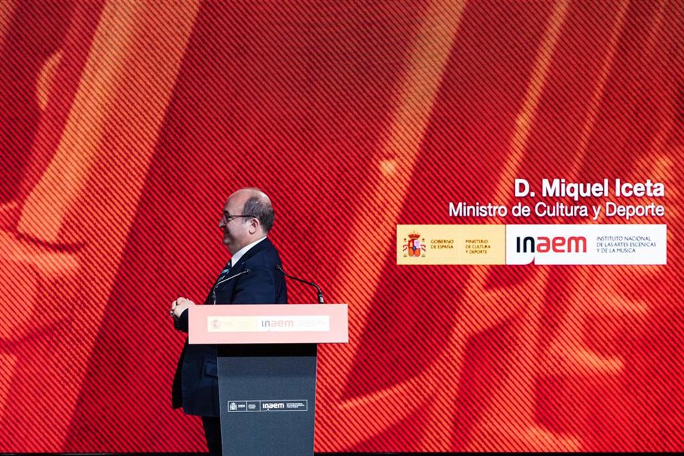 El ministro de Cultura y Deporte, Miquel Iceta