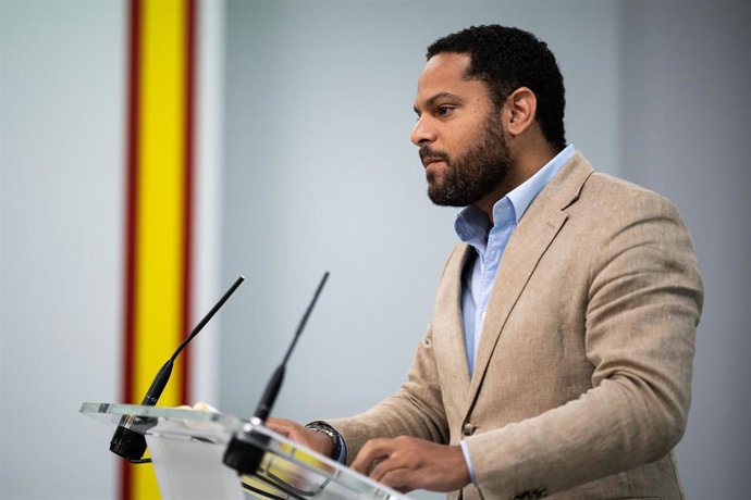 El secretario general de VOX, Ignacio Garriga, 