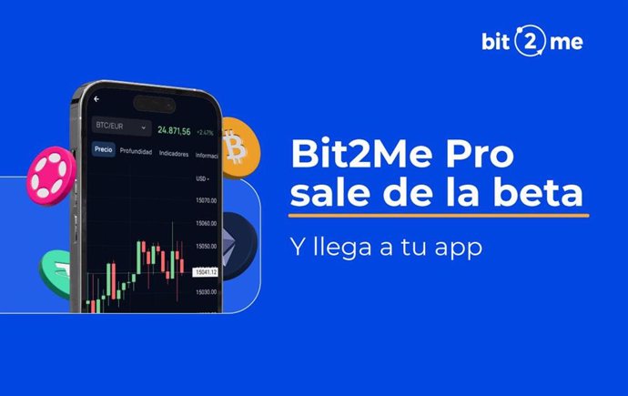 Bit2Me Pro en versión iOS y Android.
