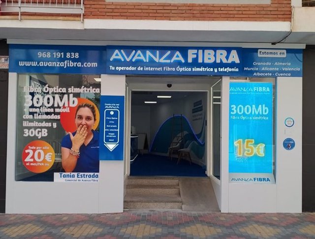 Fachada de la tienda de Águilas (Murcia).