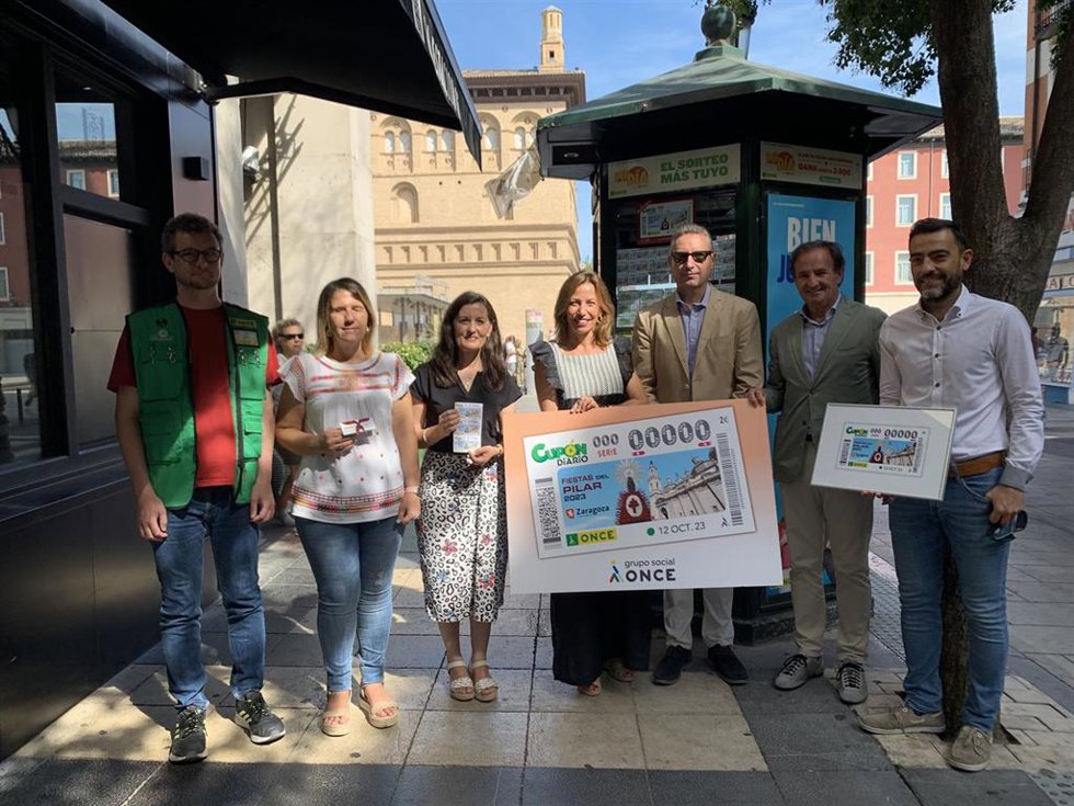 La ONCE dedica su cupón del 12 de octubre a las fiestas del Pilar