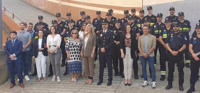 La alcaldesa de Calahorra agradece "la magnífica labor" de la Policía Local en el día de los Ángeles Custodios