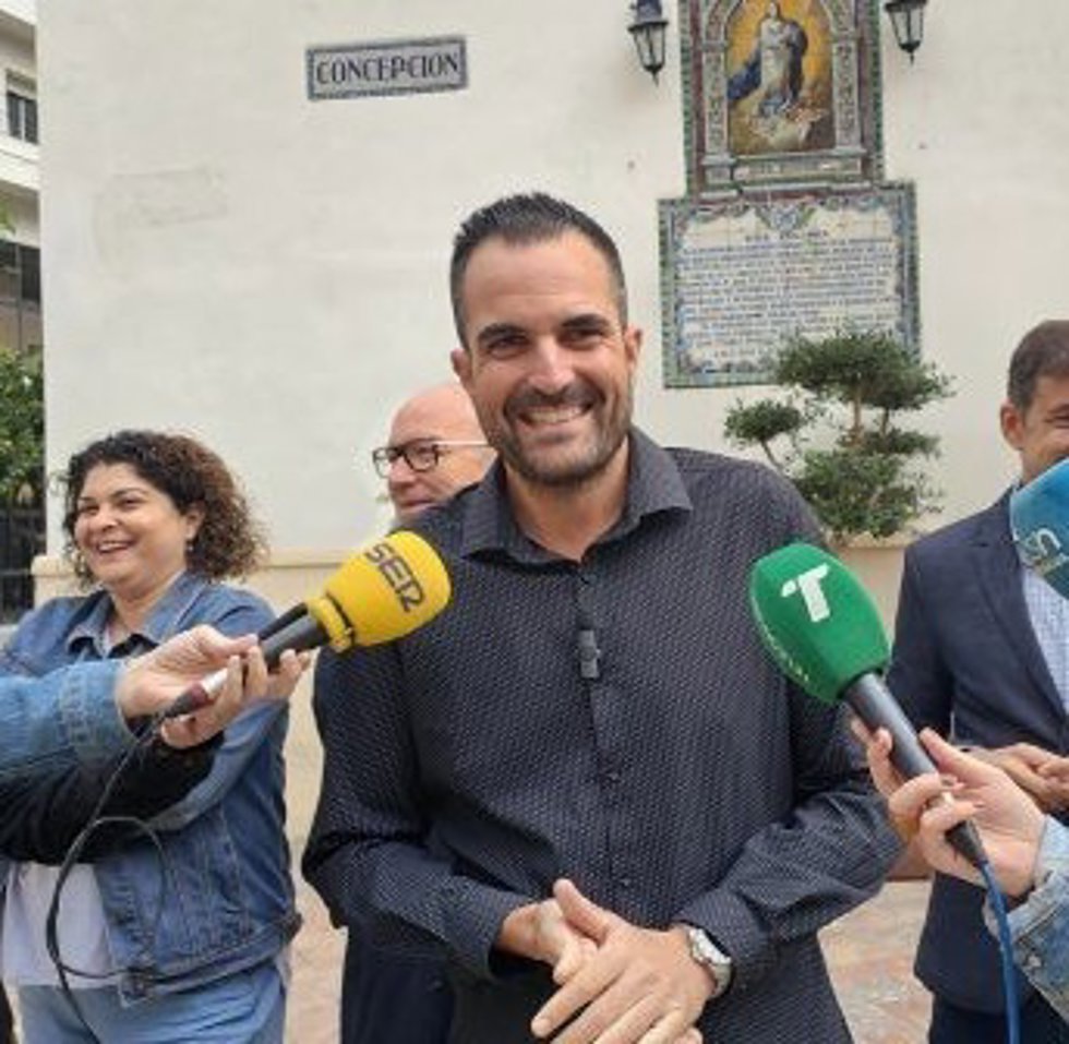 El secretario de Memoria Histórica del PSOE de Huelva, Pablo Pineda.