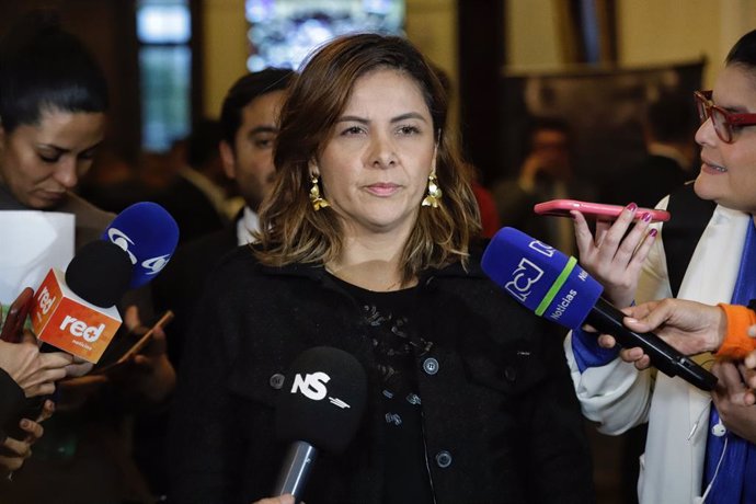 Bogotá. Mayo 3 de 2023. Rueda de prensa de la nueva ministra de Agricultura y Desarrollo Rural, Jhénifer Mojica Flórez. (Colprensa - Camila Díaz)