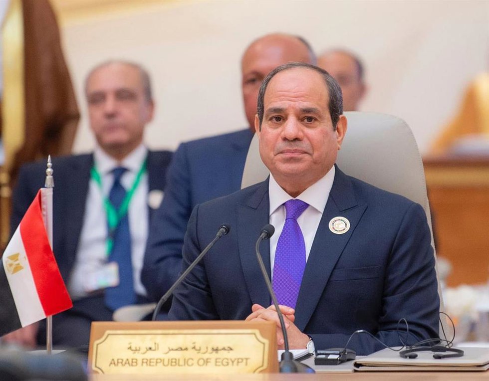 Archivo - El presidente egipcio, Abdelfatá al Sisi