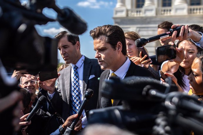 El legislador republicano Matt Gaetz