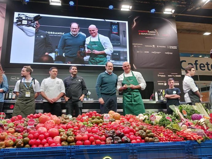 Archivo - La Comunidad concede al cocinero Alfonso Castellano el premio del Concurso de Alimentos de Madrid