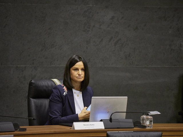 Archivo - La parlamentaria de UPN Raquel Garbayo.