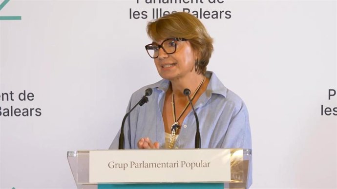 La portavoz adjunta del PP en el Parlament, Marga Durán.