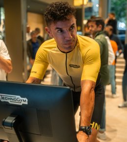 El exciclista Joaquim 'Purito' Rodríguez participó en la colaboración de Technogym con la marca relojera de alta gama Panerai.