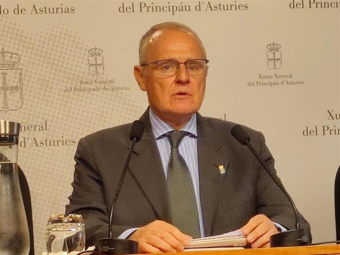 El portavoz del PP en la Junta General, Diego Canga