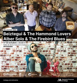 Cartel primer concierto del III Malakafest