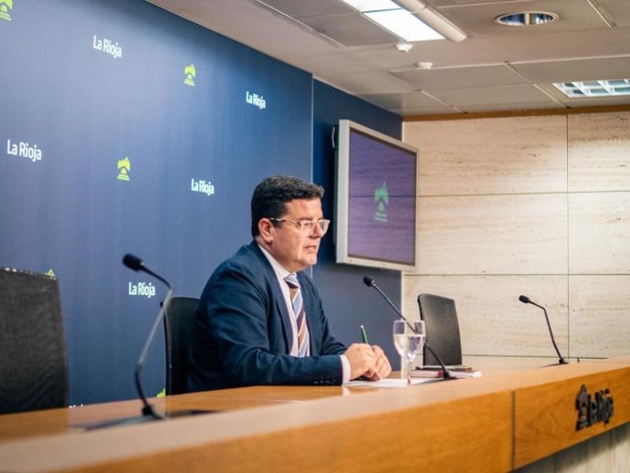 El portavoz del Gobierno de La Rioja, Alfonso Domínguez