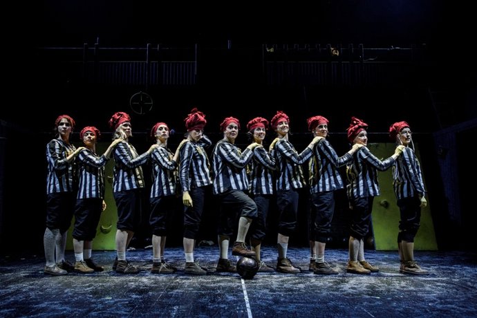 Un momento de la representación.