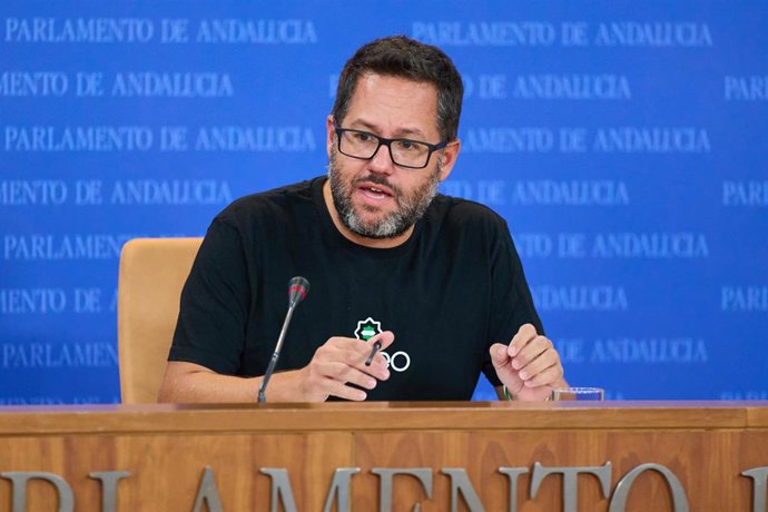 El portavoz del grupo parlamentario Adelante Andalucía, José Ignacio García, en una imagen de archivo