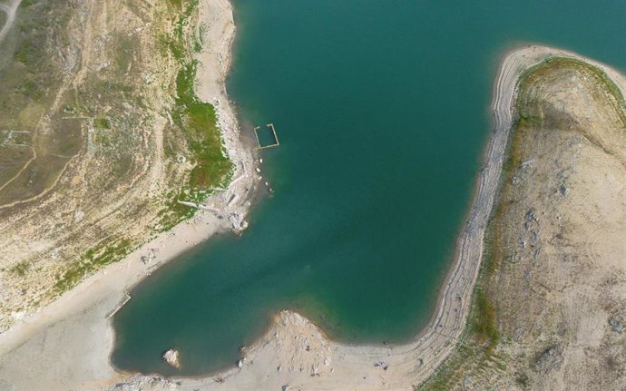 Archivo - Vista aérea de un pantano