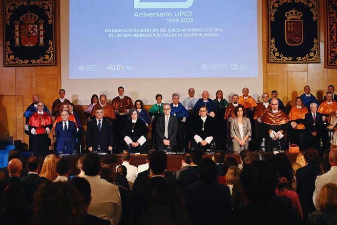 Acto Oficial de Apertura del Curso de la Universidades Públicas de la Región de Murcia