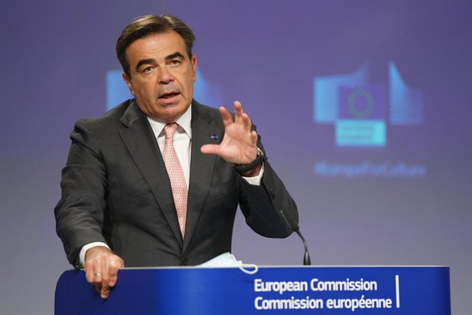 Archivo - El vicepresidente de Migración de la Comisión Europea, Margaritis Schinas.