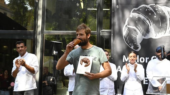 El ganador del premio, Gil Prat, este martes en Barcelona