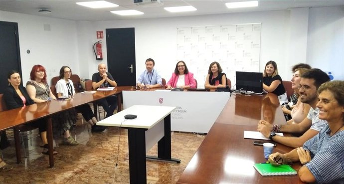 Primera reunión de la Dirección General de Salud Mental.