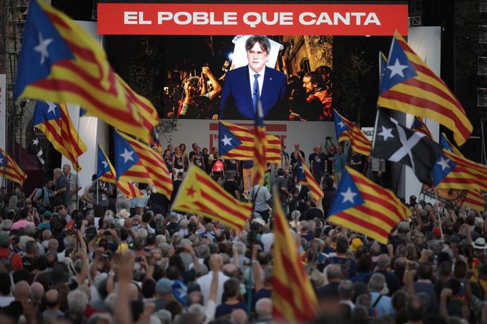 El expresidente de la Generalitat Carles Puigdemont