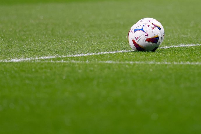 Illustration, ball of the match during the spanish league, LaLiga EA Sports, football match played between Atletico de Madrid and Cadiz CF at Civitas Metropolitano stadium on October 01, 2023, in Madrid, Spain.