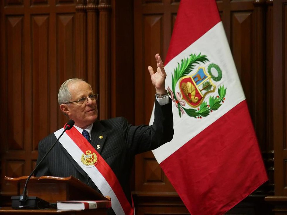 Archivo - El expresidente de Perú Pedro Pablo Kuczynski