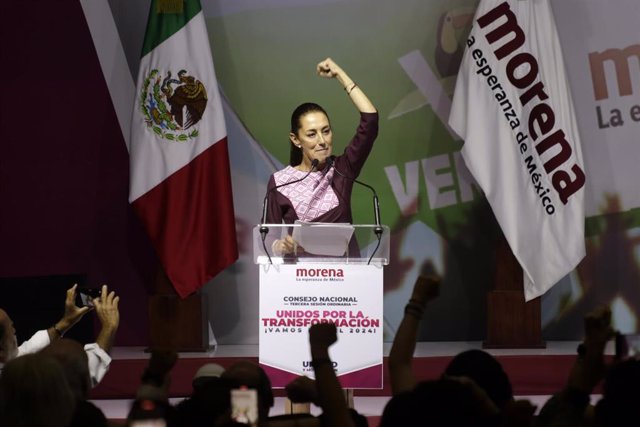 La candidata del oficialista Morena a la Presidencia de México, Claudia Sheinbaum