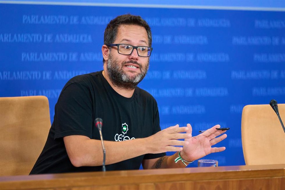 El portavoz del Grupo Mixto-Adelante Andalucía, José Ignacio García, en una imagen de archivo. 