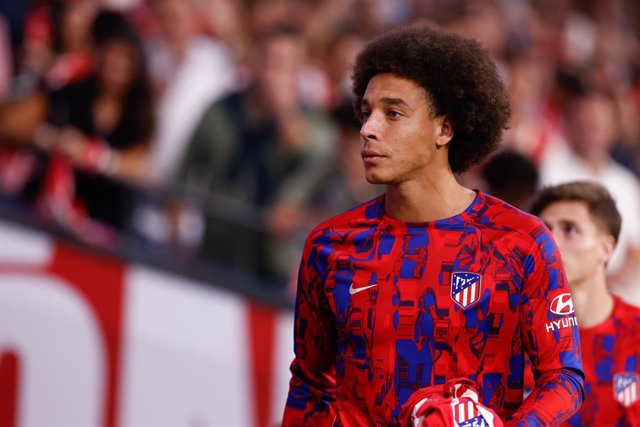 Axel Witsel of Atletico de Madrid looks on during the spanish league, La Liga EA Sports, football match played between Atletico de Madrid and Real Madrid at Civitas Metropolitano stadium on September 24, 2023, in Madrid, Spain.