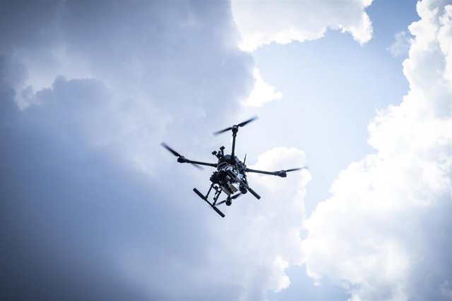 Archivo - Dron en Ucrania