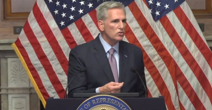 El expresidente de la Cámara de Representantes de EEUU Kevin McCarthy