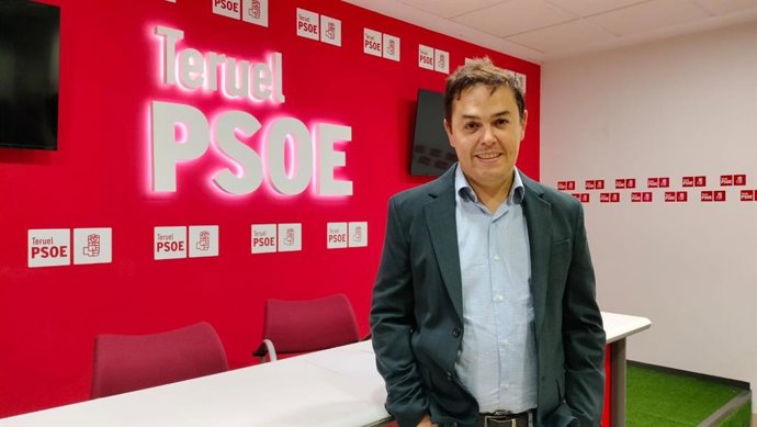 El portavoz del PSOE Teruel, Pedro Polo.