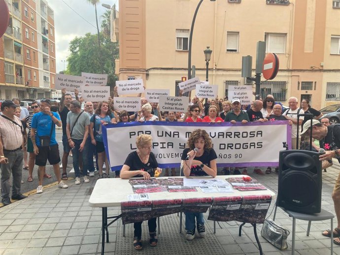 Roda de premsa de l'Associació de Vens i Amics Malva-rosa