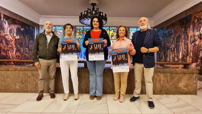 Presentación del concierto solidario a favor de Cáritas Diocesa.